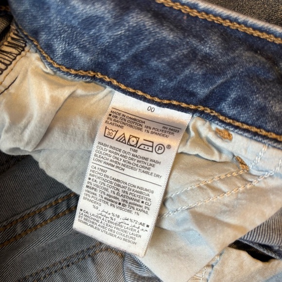 Old Navy Blue Skinny Jeans Classic Fit - Picture 4 of 4